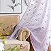 Embroidered Crushed Sheer Curtain Set (84 inch Long, Pink)