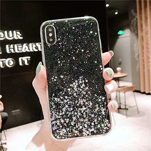Vonzee® iPhone XR Case Cover Luxury Fashion Glitter Shiny Bling Sparkling Protective Cover for Girls & Women for iPhone
