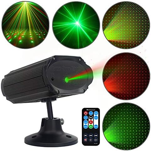 Party Lights Disco Lights, GOOLIGHT Dj Lights Sound Activated Strobe Light Stage Projector Lights with Remote Control Disco Lights for Parties Bar Ballroom Bands Club Birthday KTV Pub Karaoke Wedding