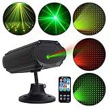 Party Lights DJ Disco Light, Stage Lights SPOOBOOLA Sound Activated with Remote Control Mini Stage Lights Strobe Projector for Club Home Party Ballroom Bands Wedding Show Bar Karaoke KTV