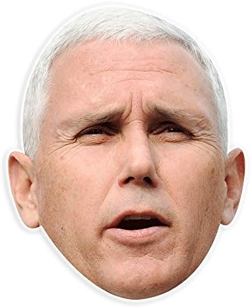 Unwelcome Greetings Excited Mike Pence Mask - Perfect for Halloween, Masquerade, Parties, Events, Festivals, Concerts - Jumbo Size Waterproof