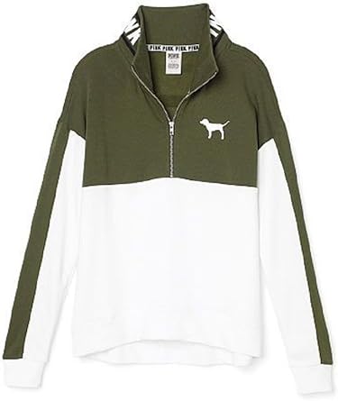 olive green pink hoodie