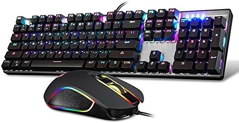 pater Joy CK888 Backlit Mechanical Gaming Keyboard and Mouse.
