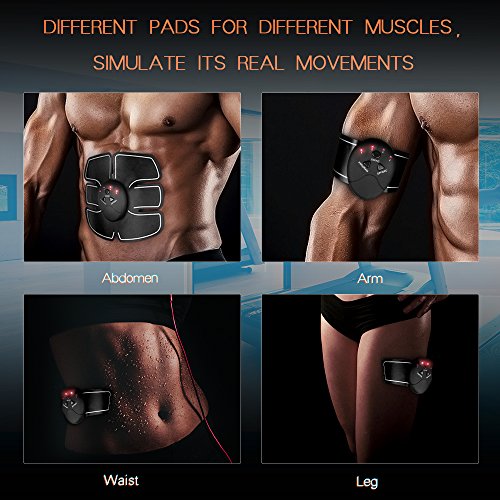 image for Ankuka Abdominal Muscle Toner, ABS Muscle Stimulator Portable Muscle T
