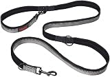 Halti Double Ended Lead For Dogs Large Black 2m Neoprene Padded Reflective