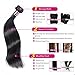 XBLHAIR 100% Brazilian Remy Virgin Human Hair Weave 8A Grade Straight Hair Extensions 3 Bundles Deals Natural Color (22 24 26) 95-100g/pc