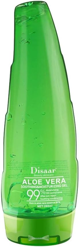 Aloe Vera Gel - Organic Aloe Vera Plant for Natural Skin Care, Pure Aloe Vera Gel Moisturizers Creams for Sunburn Relief, Aloe Gel is Best for Face, Hair, Skin Soothing Gel for Sunburn Relief, 9 Oz