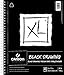 Canson XL Series Black Drawing Paper for Pencil, Acrylic Marker, Opaque Inks, Gouache and Pastels, Side Wire, 92 Pound, 9 x 12 Inch, Black, 40 Sheets primary