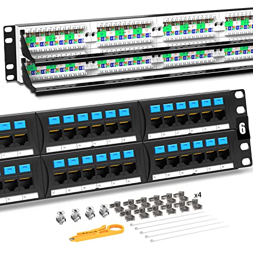 AMPCOM Supreme Series CAT6 48 Ports Patch