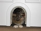 Cat Door - The Original Cathole Interior Pet Door - The Only Cat Door With A Cleaning / Grooming Brush.