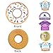 Silli Chews Baby Teether | Vanilla Donut (Doughnut) Silicone Teething Toy for Babies | Use Teething Ring Cold or Frozen for Happy Baby Pain Relief | Infant or Toddler Silly Chew Toy Wafer