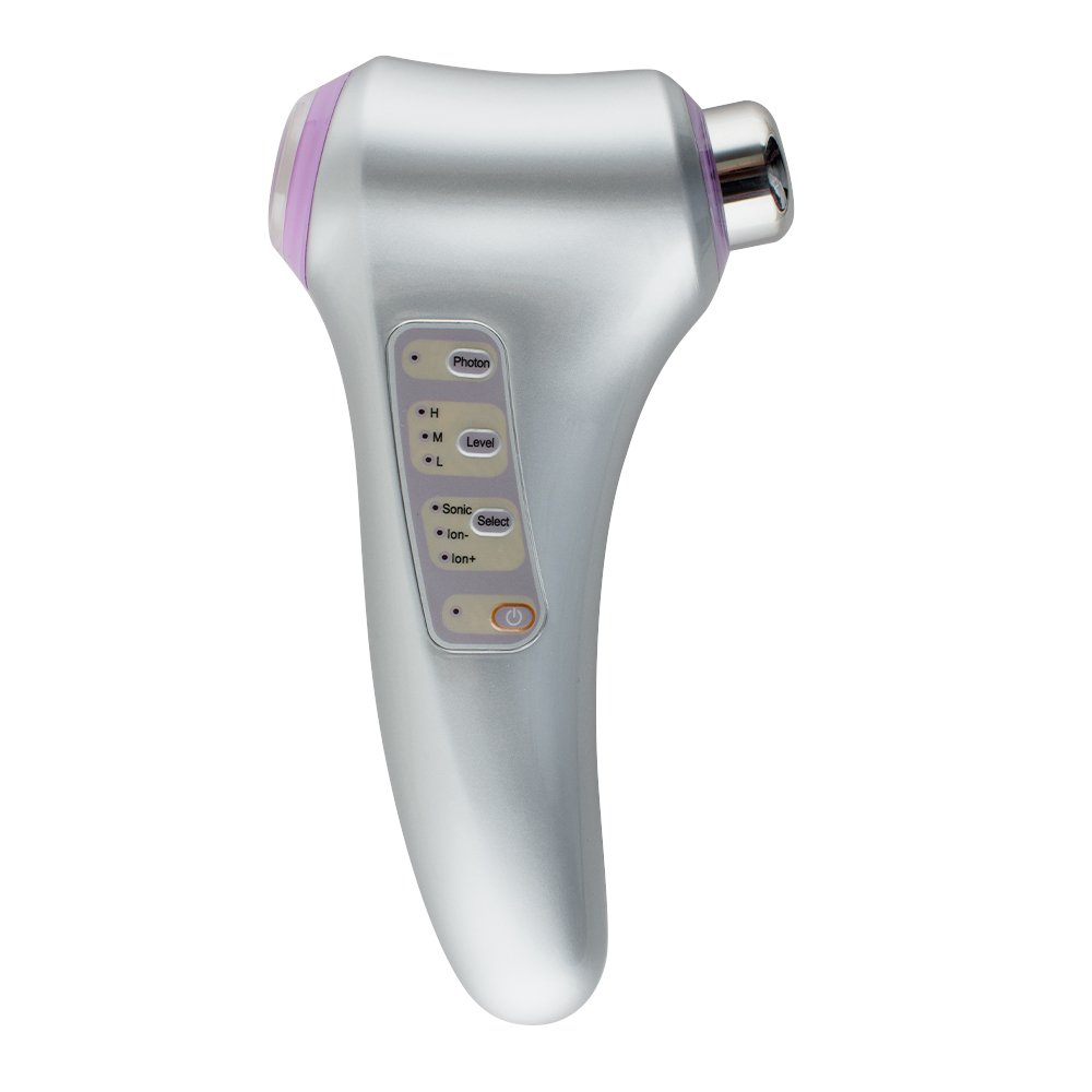 Careshine 3En1 Appareil Massage Face Reparation Efficace Electrique Portable Ultrason 3MHz Galvanic Ion Photon Photothérapie Soins de la Peau Multifonction Anti-rides - Meilleur Cadeau de la Saint-Valentin