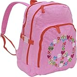 Peace & Love Large Pink Backpack