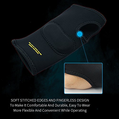 excovip EXCO Wrist Support Gaming Gloves Breathable Neoprene Thumb Loop