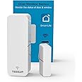 Smart Door Sensor 2 Pack, TESSAN WiFi Window Contact Sensor Work with Amazon Alexa, Google Assistant, No Hub Required, Trigger Phone Notification, Phone Alarm, Programmable with Smart Life Devices