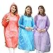 8 Pack Disposable Rain Ponchos with Hood Sleeve,4 Pack Adult Ponchos 4 Pack Kids Ponchos for Family Travel,Camping,Hiking,Fishing and Emergency,Thicker Material with 4 Colors