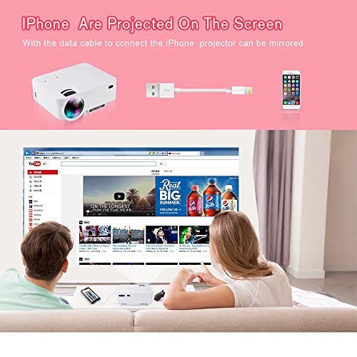 Touyinger-Upgraded-Home-Mini-Multimedia-LED-HD-Video-Projector-iPhoneiPad-AirPlay-by-USB-Charging-Cable-For-Home-Entertainment-Games