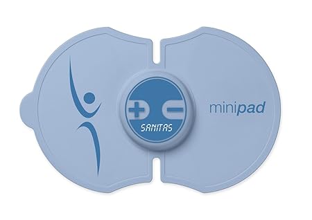 Sanitas SEM 05 Mini-Pad TENS (Zur Elektrostimulation gegen Schmerzen, ideal für unterwegs)