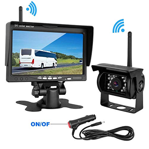 Podofo Wireless Backup Camera 7" HD TFT LCD