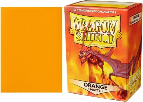 Arcane Tinman Dragon Shield Sleeves - Matte Orange Card Sleeves