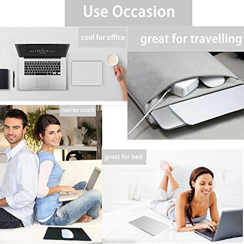 Mouse Pad, Rectangle Aluminum Gaming Mouse Pad with Double Sided Dirty and Water Resistant Non-Slip PU Base Mat for Home, Office and Travel, Micro Sand Blasting Aluminum Surface Fast and Accurate Control Easy to Clean for Computer Laptop & PC - Thumbnail 6