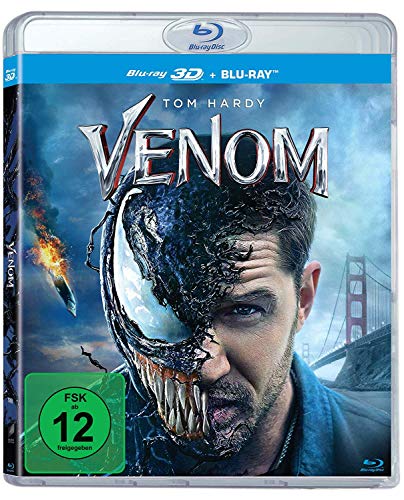 VENOM 3D Region Free (Blu-ray 3D + Blu-ray) Languages and Subtitles: English & Spanish + many more! (See full list in description) IMPORT