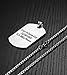 JF.MED Highly Polished Stainless Steel Tag Medical Alert ID Necklace for Men Women 24 inch Free Engraving