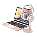 Satechi Aluminum Slim Headphone Headset Stand - Universal Fit - Satechi Aluminum Slim Headphone Headset Stand - Universal Fit - Compatible with Bose, Sony, Beats, JBL, Panasonic, AKG (Rose Gold)