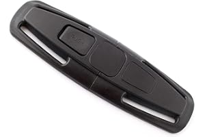 DOGXIONG Universal Child Seat Chest Harness Clip and Baby Seat Safety Belt Clip Buckle Universal Replacement for Kids Trend Adjustable Guard(Black)