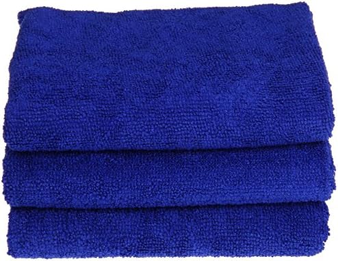 UTowels (16 in. x 27 in.) Large Premium Microfiber Towels for auto & home Scratch free & lint free (12pcs, Royal Blue)