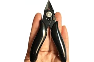 3.5 Inch Diagonal Pliers Small Soft Cutting Electronic Pliers Mini Wire Cutters Wire Insulated Rubber Handle Model Hand Tools