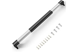 FREEBOY RV Screen Door Handle Grab Bar Camper Screen Door Handle Adjustable from 21-5/8 to 28-5/8 Inch Cross Bar Handle Suitable for Most RVs Aluminum