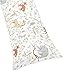 Sweet Jojo Designs P-Body-Case-WoodlandToile Pillowcases, Full Length, White, Grey, Blue, Green and Earth Tones