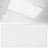 Versotilahome 2 Pack Fluorescent Light Cover 4x2 Feet, White Lights Filters Drop Fluorescent Lights Shade Cloth, Modern Simple White Backdrop Magnetic Ceiling Classroom Light Cover for Office