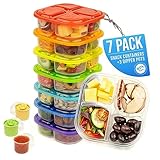 SANOEARTH Snack Containers [7 Packs] Lunch
