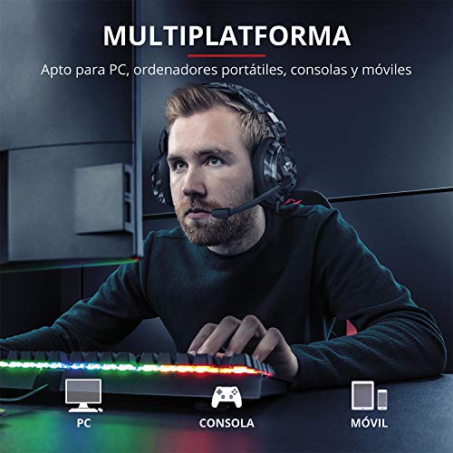 Trust-Cascos-Gaming-GXT-433K-Pylo-Auriculares-Gamer-con-Microfono-Plegable-Altavoces-Activos-de-50-mm-Cable-Trenzado-para-PS4-PS5-PC-Nintendo-Switch-Xbox-One-Xbox-Series-X-Negro-Camuflaje