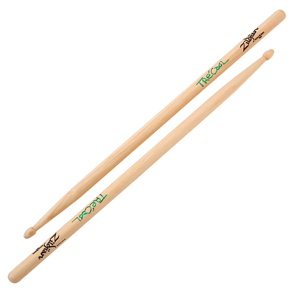 Zildjian Artist Series Hickory Drumsticks - Tré Cool - Wood Tip