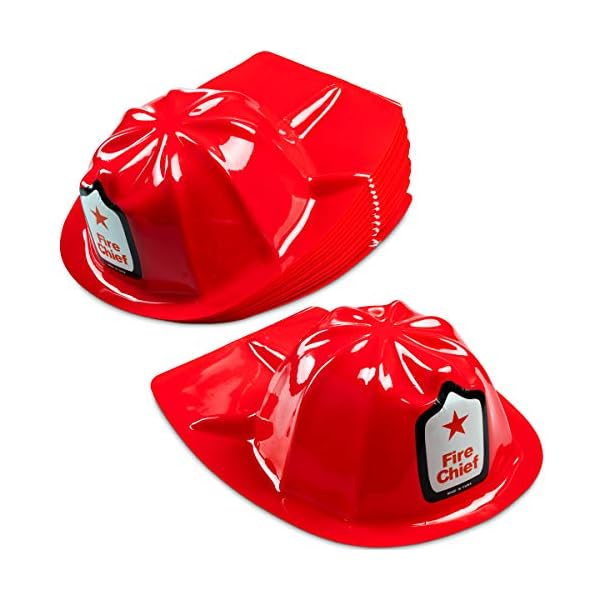 Firefighter Party Hats, (Pack Of 24 