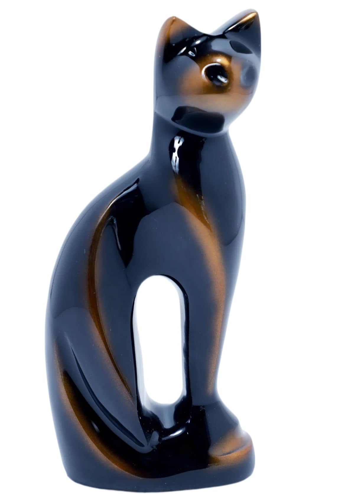 Royal Rapture Urn for Ashes Charming Funeral Memorial Cremation Cat Figurine Pet Love Urns decorative|Alloy| (Bronze Cat 9") RCM01-05 — image 1