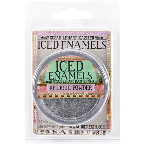ICE Resin ICED Enamels, Glitz Silver