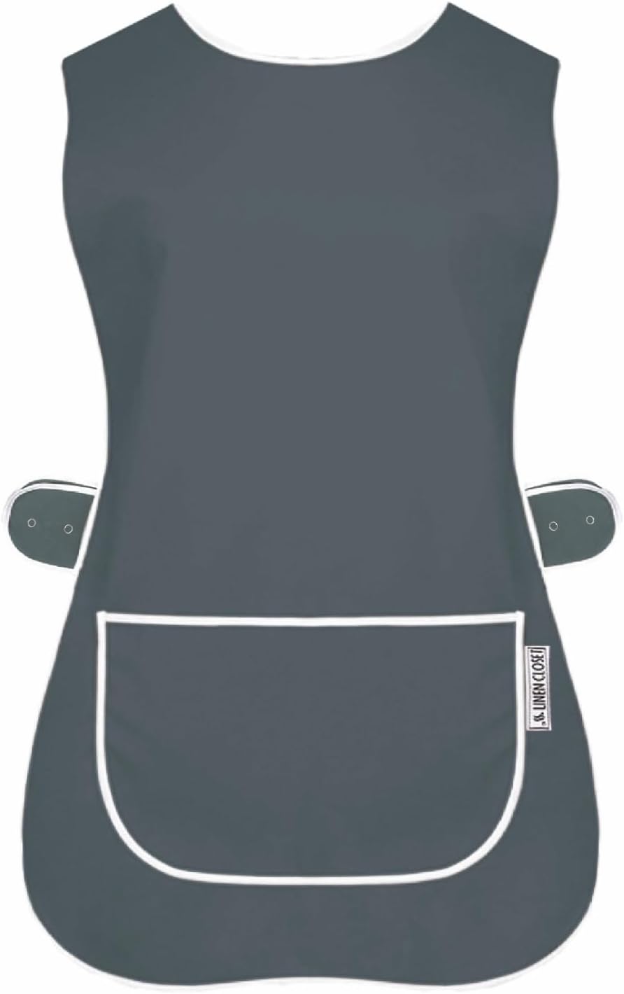 LINEN CLOSET Unisex Tabard Aprons with Pockets for Kitchen Cleaning
