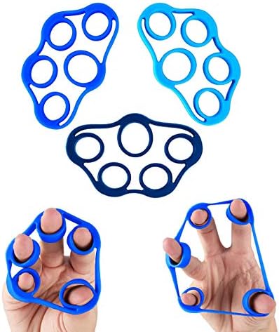 LeTEK Hand Strength Grip & Finger Stretcher - Strength Trainer for Golf Grip, Guitar Finger, Forearm Exercise, Cycling, Climbing, Prevention and Rehab
