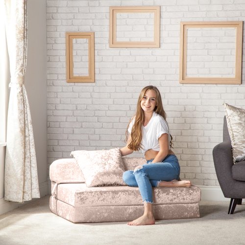 Living Room Furniture Changing Soafs Etoile Truffle Crushed Velvet Fold