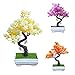 narutosak Artificial Plants Potted Tree Bonsai Simulation Plant Home Decor Table Centerpieces - Green