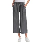 Splendid Women's Pull-On Wide Leg Crop Ankle Pant