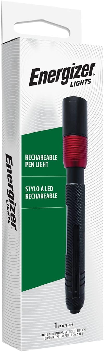 Energizer Rechargeable LED Penlight Torch 400 Lumens 3 Hour Runtime Close-Up