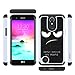 LEEGU Case Compatible with LG K20 V,LG K20 Plus,LG K20V,LG Harmony, LG Grace LTE, LEEGU [Shock Absorption] Dual Layer Heavy Duty Protective Silicone Plastic Cover Case - Don't Touch My Phone