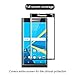 BlackBerry Priv Screen Protector, Vikoo Full Screen Coverage 9H-Hardness Tempered Glass Screen Protector, Ultra-thin Shatterproof Anti-Scratch HD Clear Ballistic Glass Screen Protector (Black)