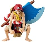 Banpresto One Piece Film Gold 4.7-Inch Luffy Figure, SCulture Big Zoukeio Special