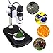 USB Microscope, COLEMETER USB 2.0 Handheld Digital Microscope 2MP 500X 8-LED Zoom Digital Magnifier Endoscope Video Camera with Stand for WIN XP / VISTA, WIN 7/ 8 /10, Mac